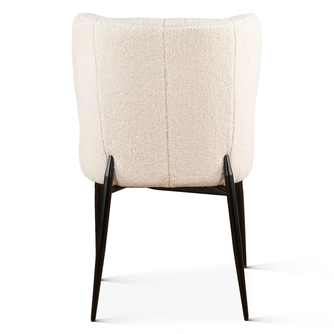 Isabella White Boucle Modern Dining Chair - Home Trends & Design