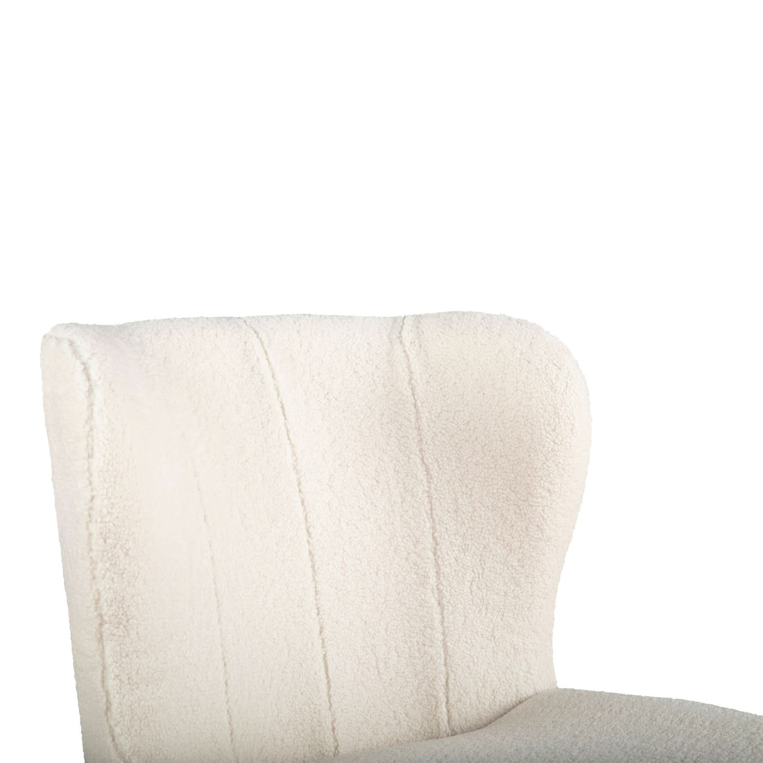 Isabella White Boucle Modern Dining Chair - Home Trends & Design