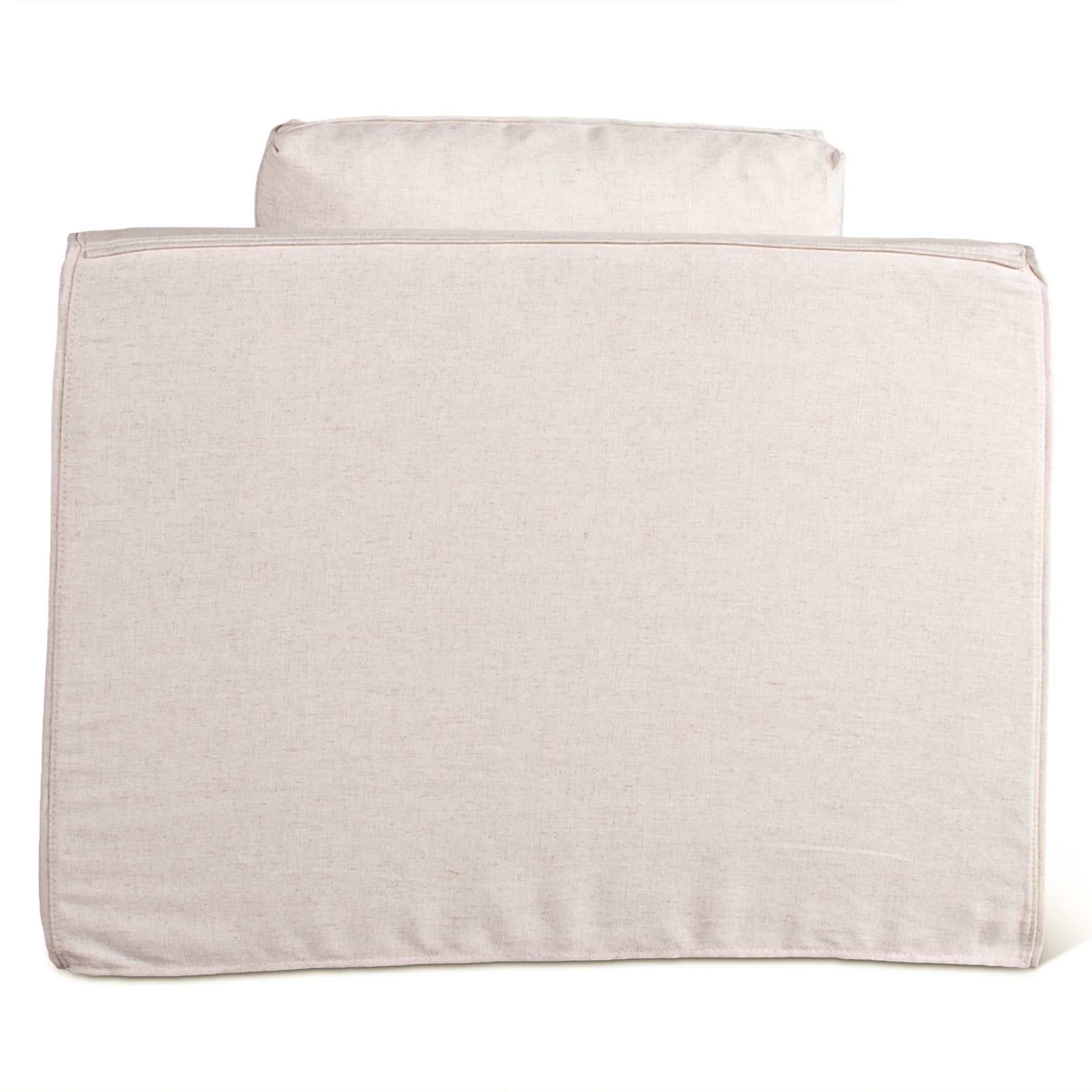 Oliver White Linen Slipcover Armchair - Home Trends & Design