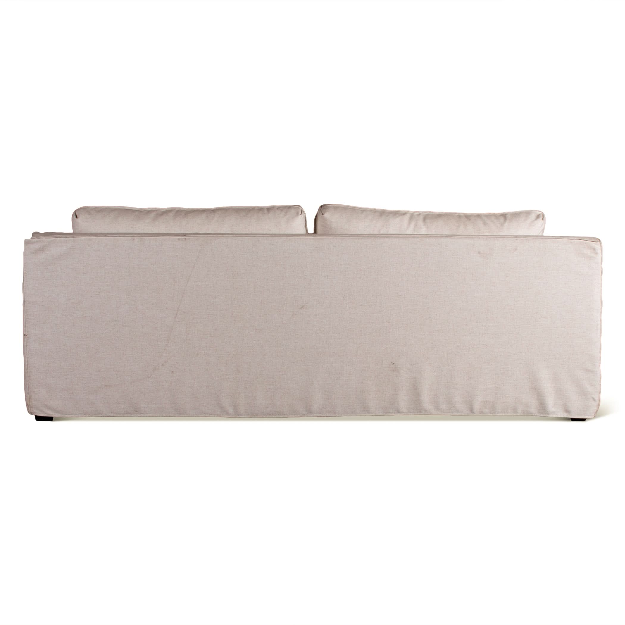 Oliver White Linen Slipcover Sofa - Home Trends & Design