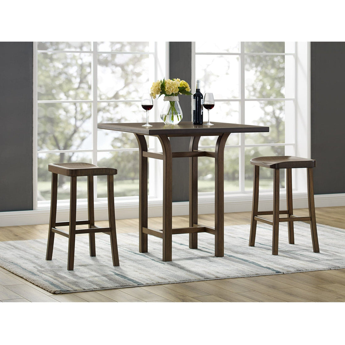 Tulip Bar Height Stool (set of 2)