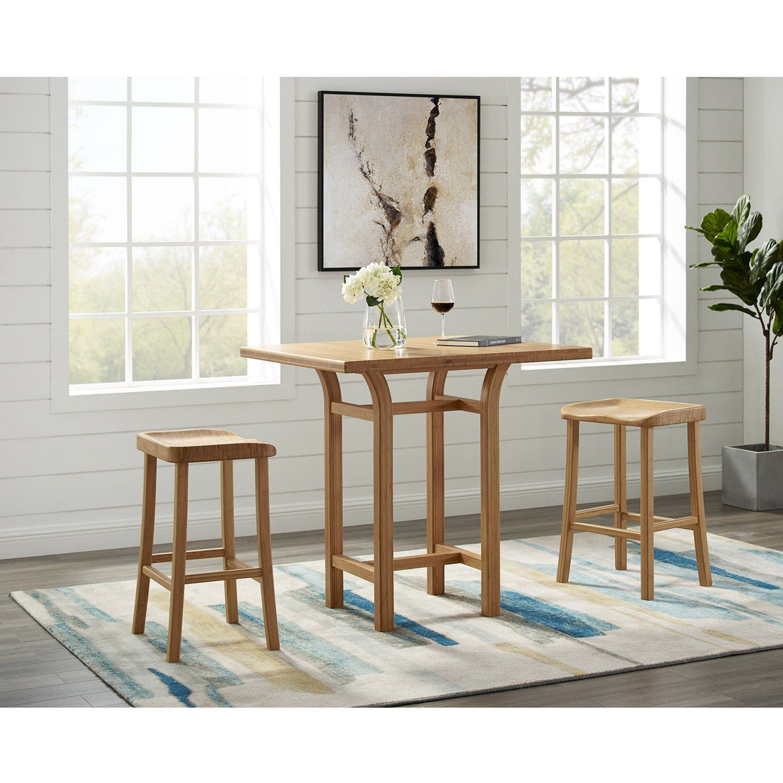 Tulip Counter Height Stool (set of 2)