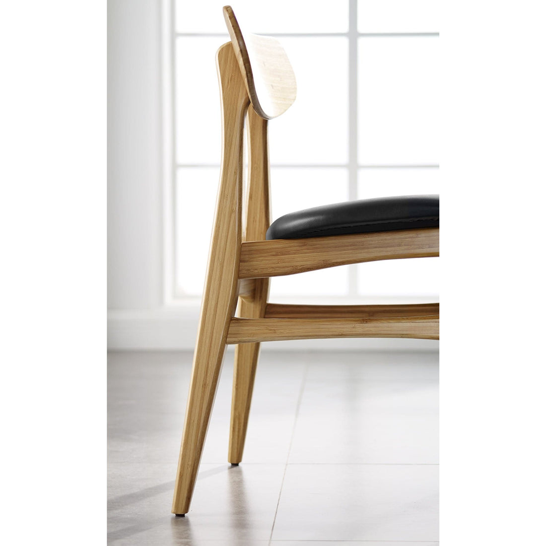 Cassia Dining Chair With Leather Seat (set of 2)