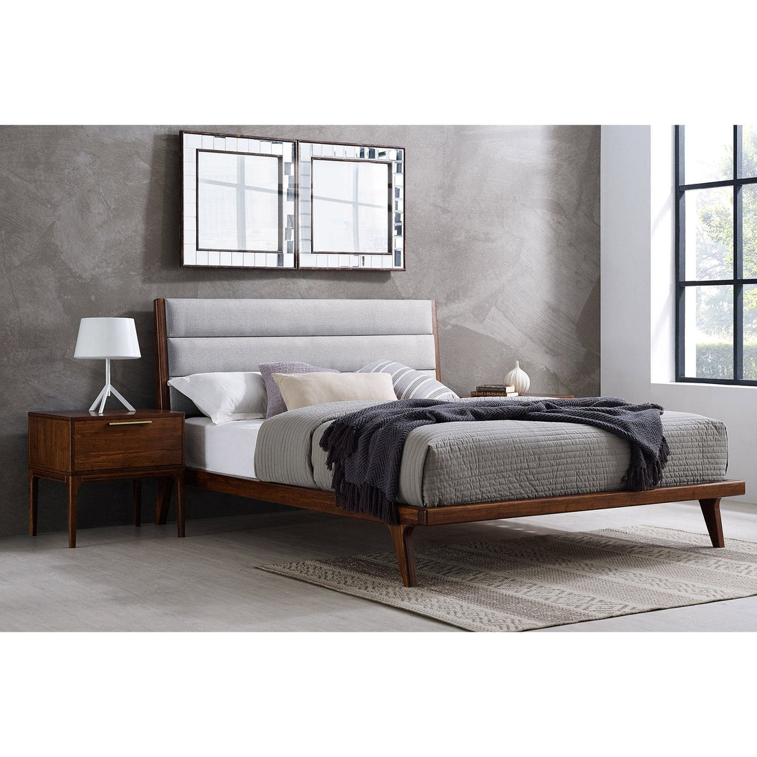 Mercury Upholstered Platform Bed