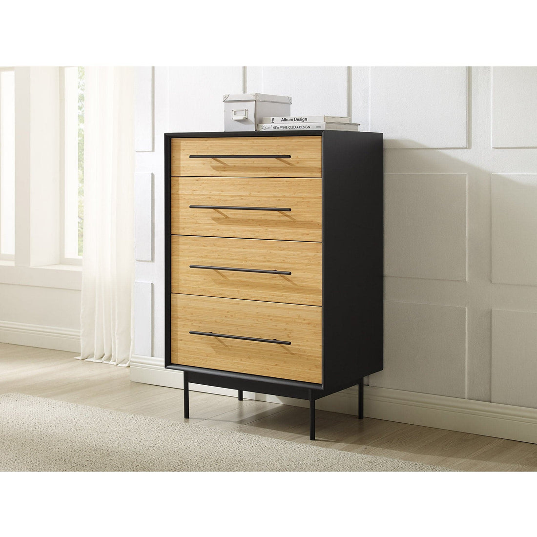 Santa Cruz 4 Drawer High Chest