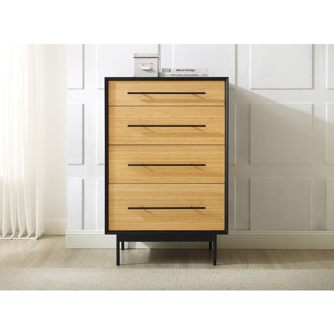 Santa Cruz 4 Drawer High Chest