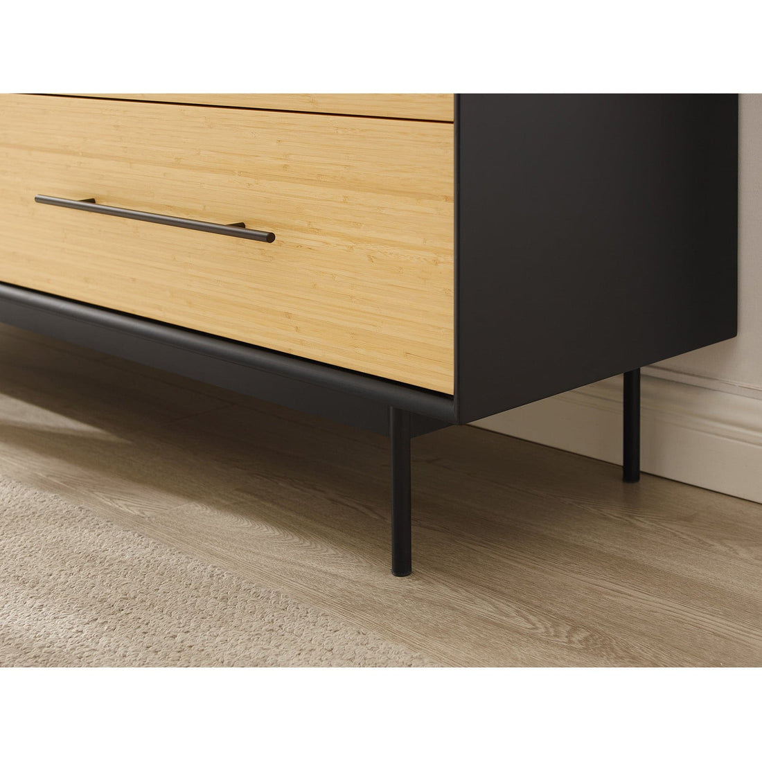 Santa Cruz 4 Drawer Double Dresser