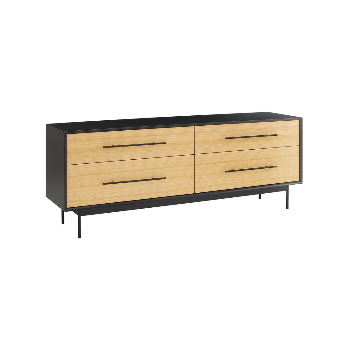 Santa Cruz 4 Drawer Double Dresser