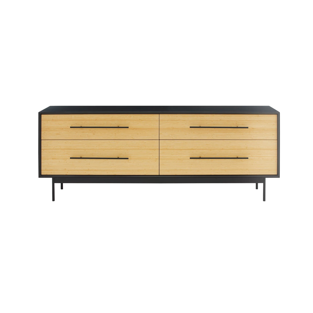 Santa Cruz 4 Drawer Double Dresser