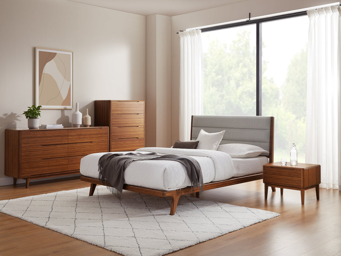 Mercury Upholstered Platform Bed