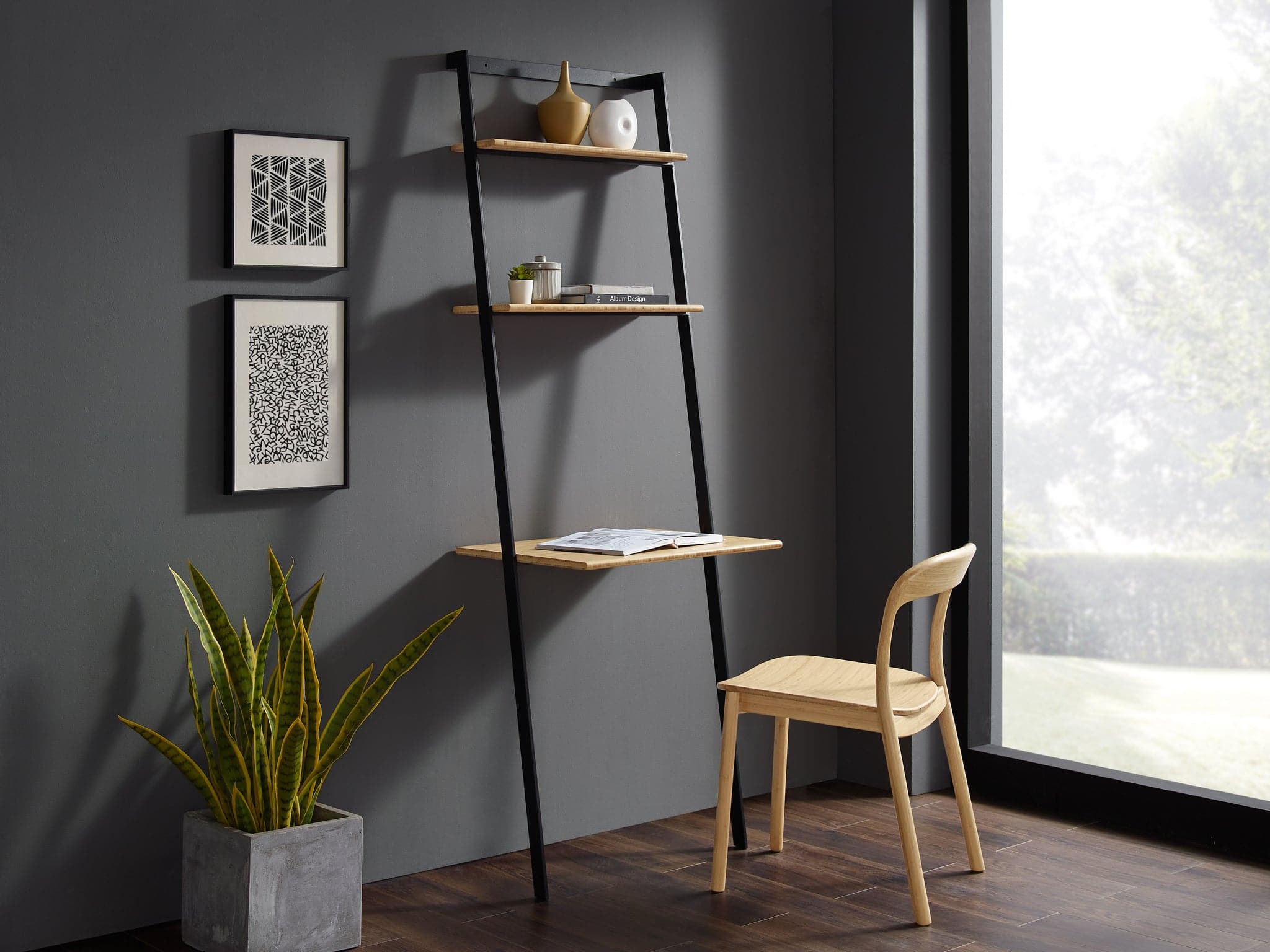 Lean Rig Desk Santa Cruz Leaning Desk, Wheat – Haiku Designs