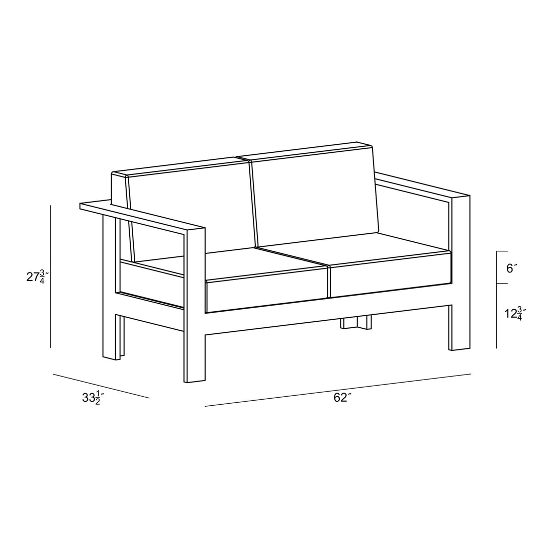 Ando Loveseat