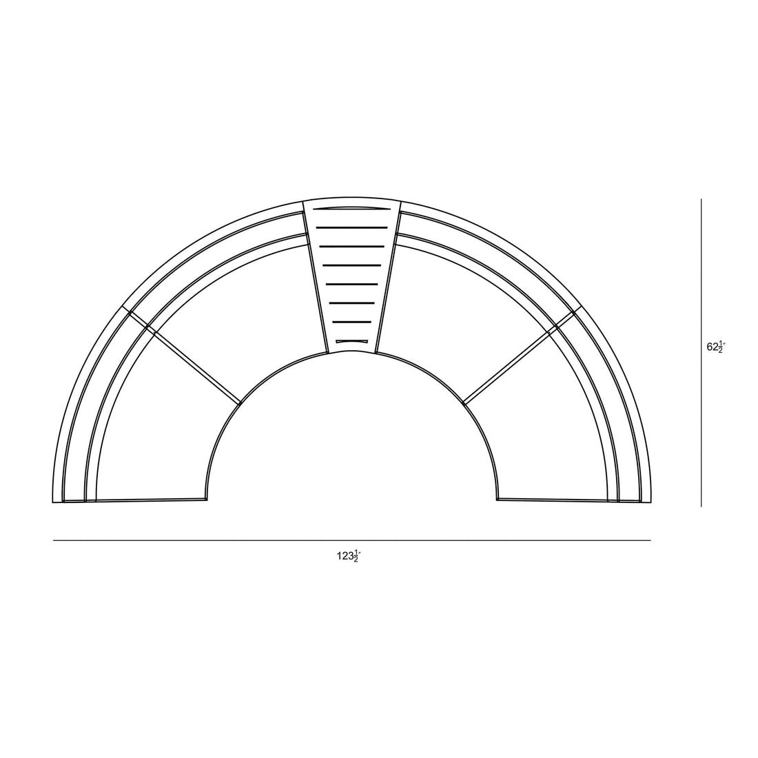 Avion 3 Piece Curve Sectional Set