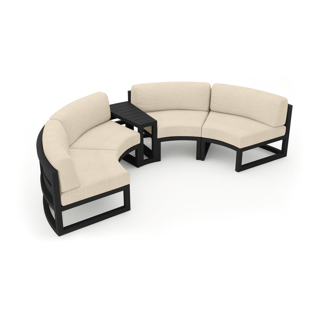 Avion 3 Piece Curve Sectional Set