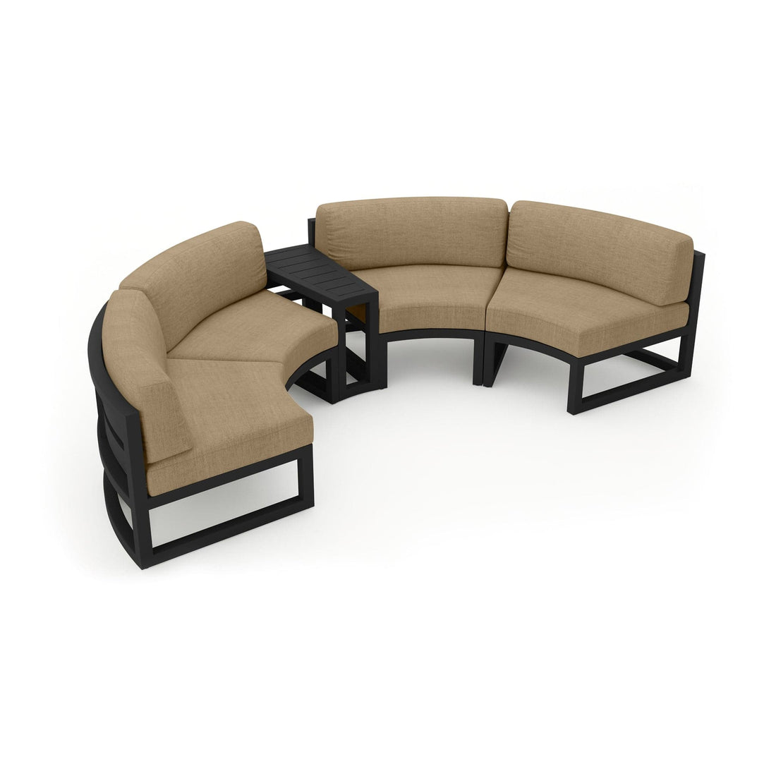 Avion 3 Piece Curve Sectional Set