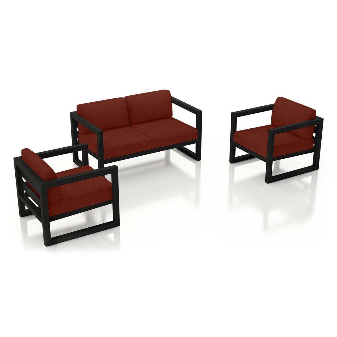 Avion 3 Piece Loveseat Set