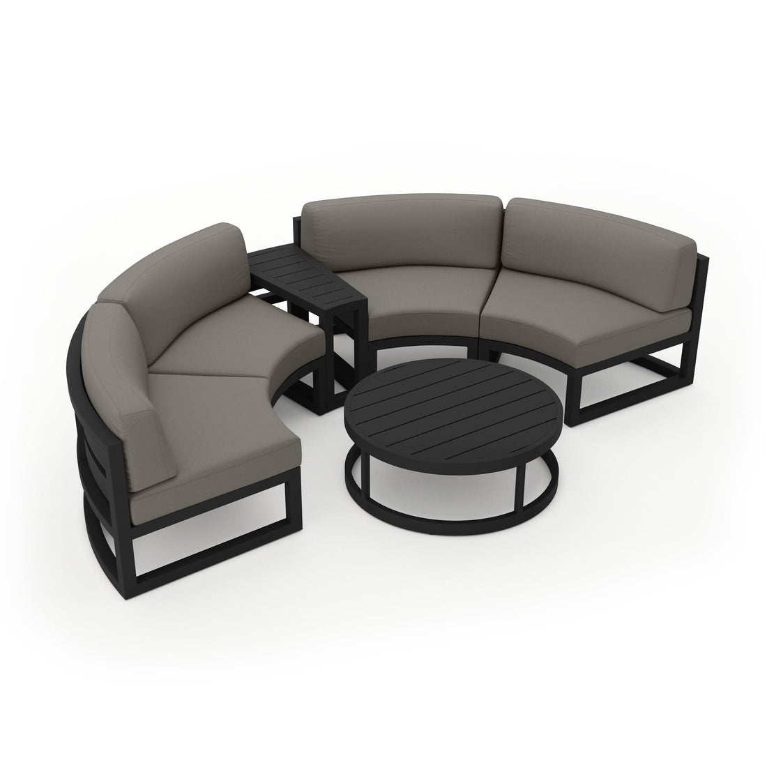 Avion 4 Piece Curve Sectional Set