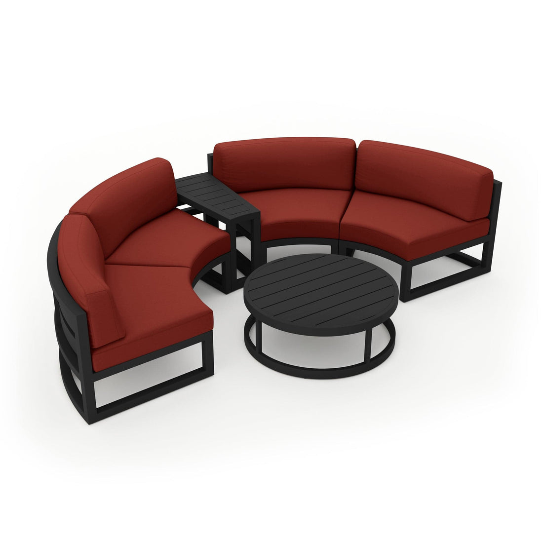 Avion 4 Piece Curve Sectional Set