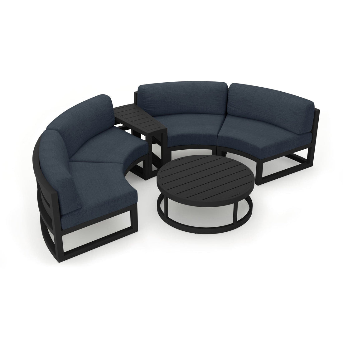 Avion 4 Piece Curve Sectional Set