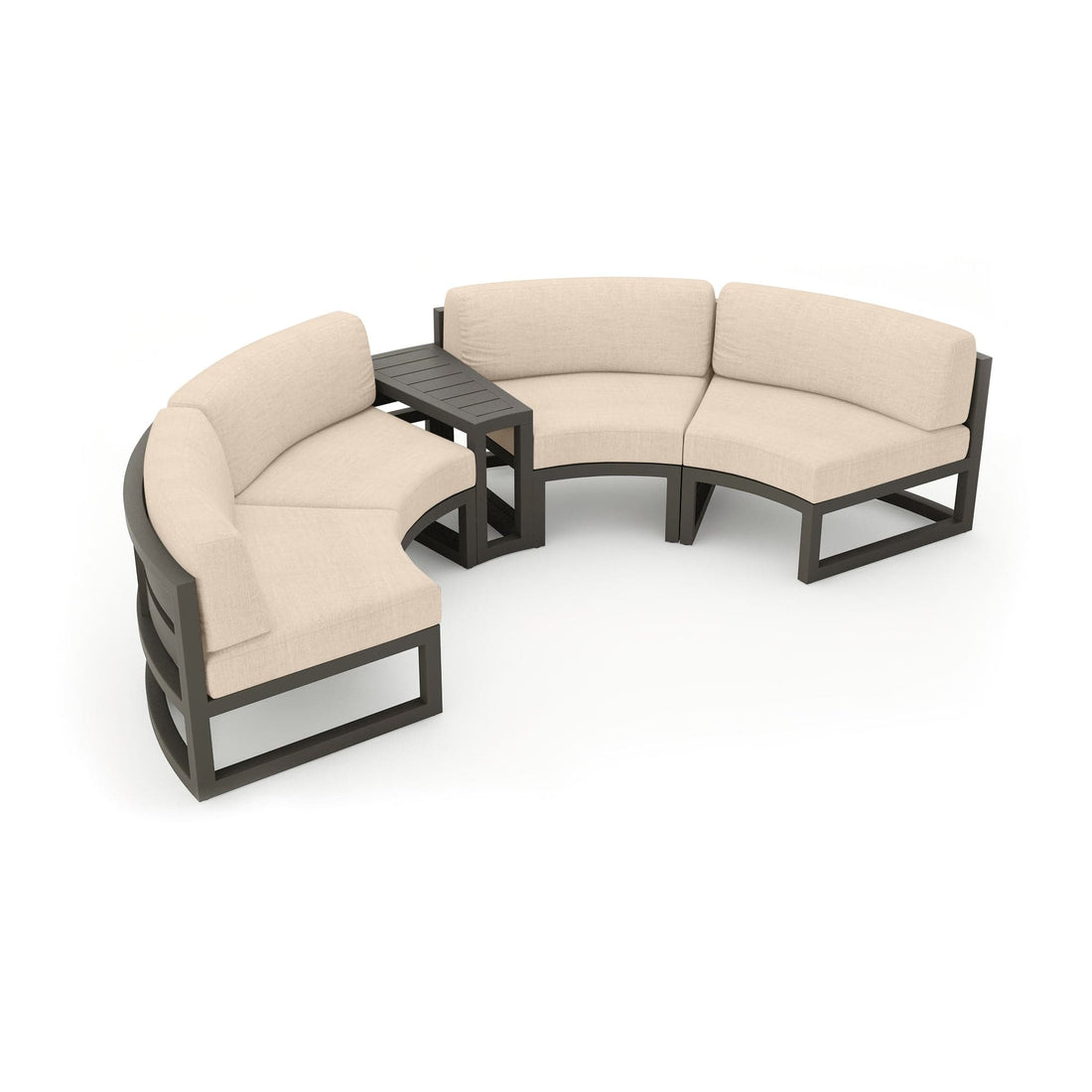 Avion 3 Piece Curve Sectional Set