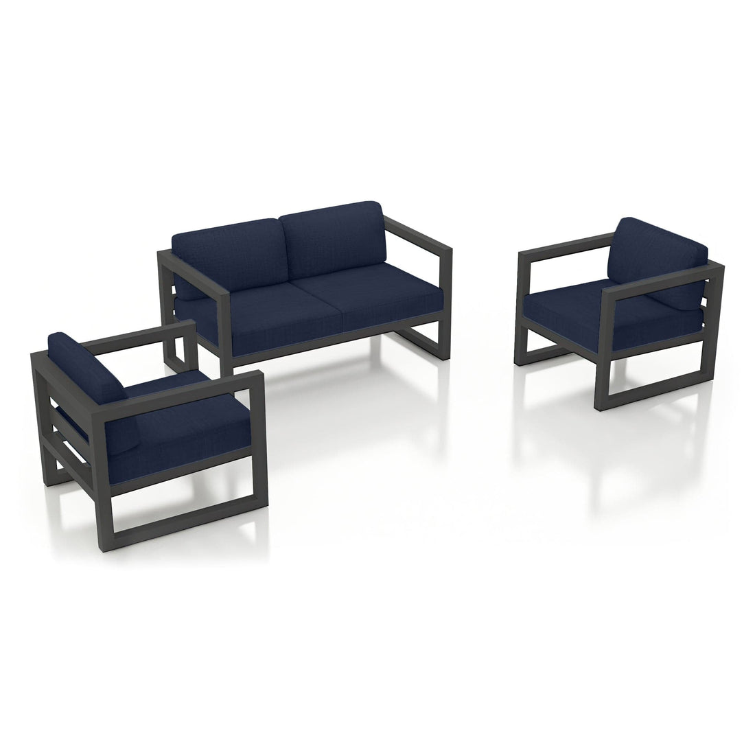 Avion 3 Piece Loveseat Set