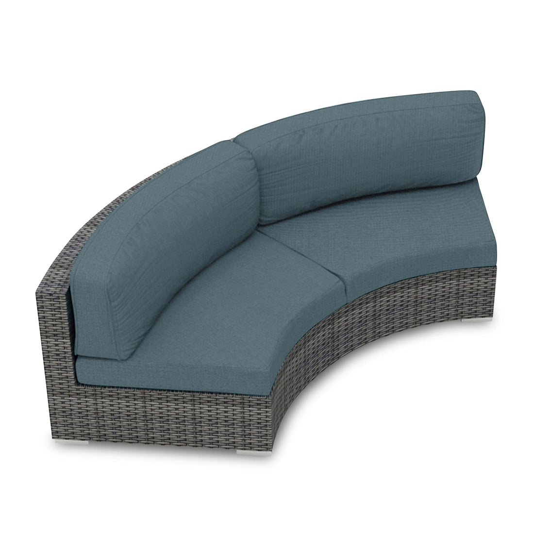 District Curved Loveseat