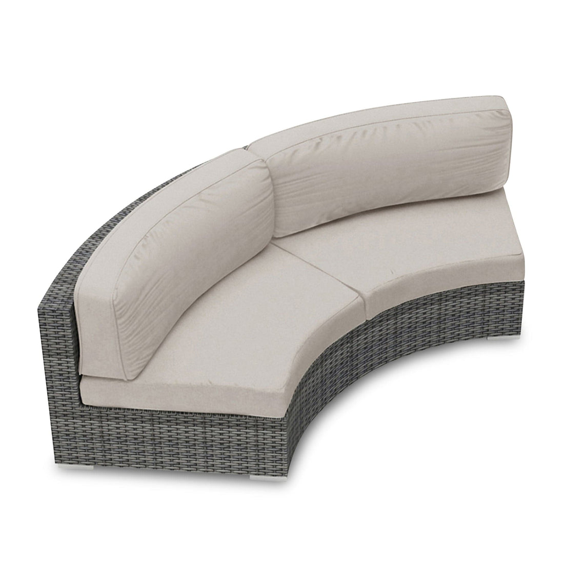 District Curved Loveseat