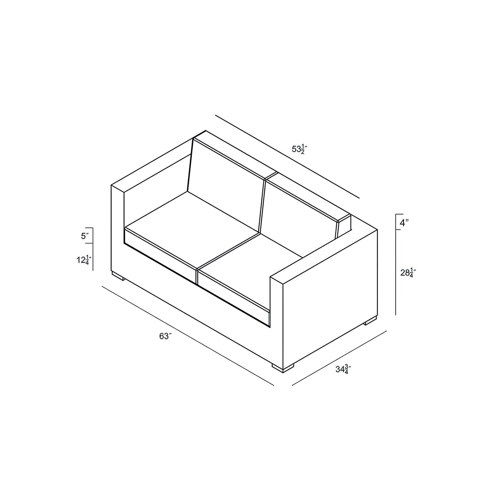 District Loveseat