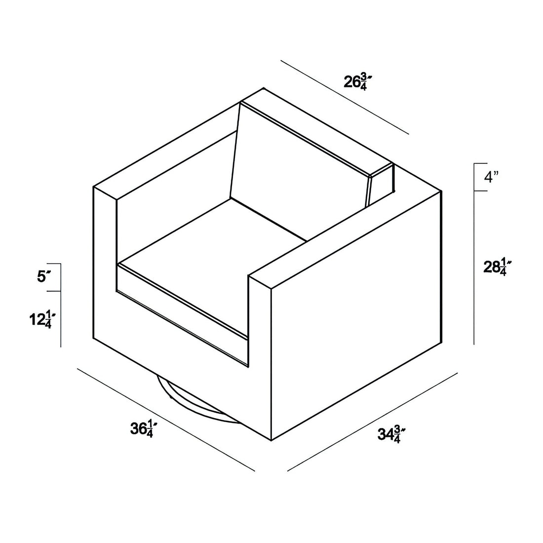 District Swivel Glider