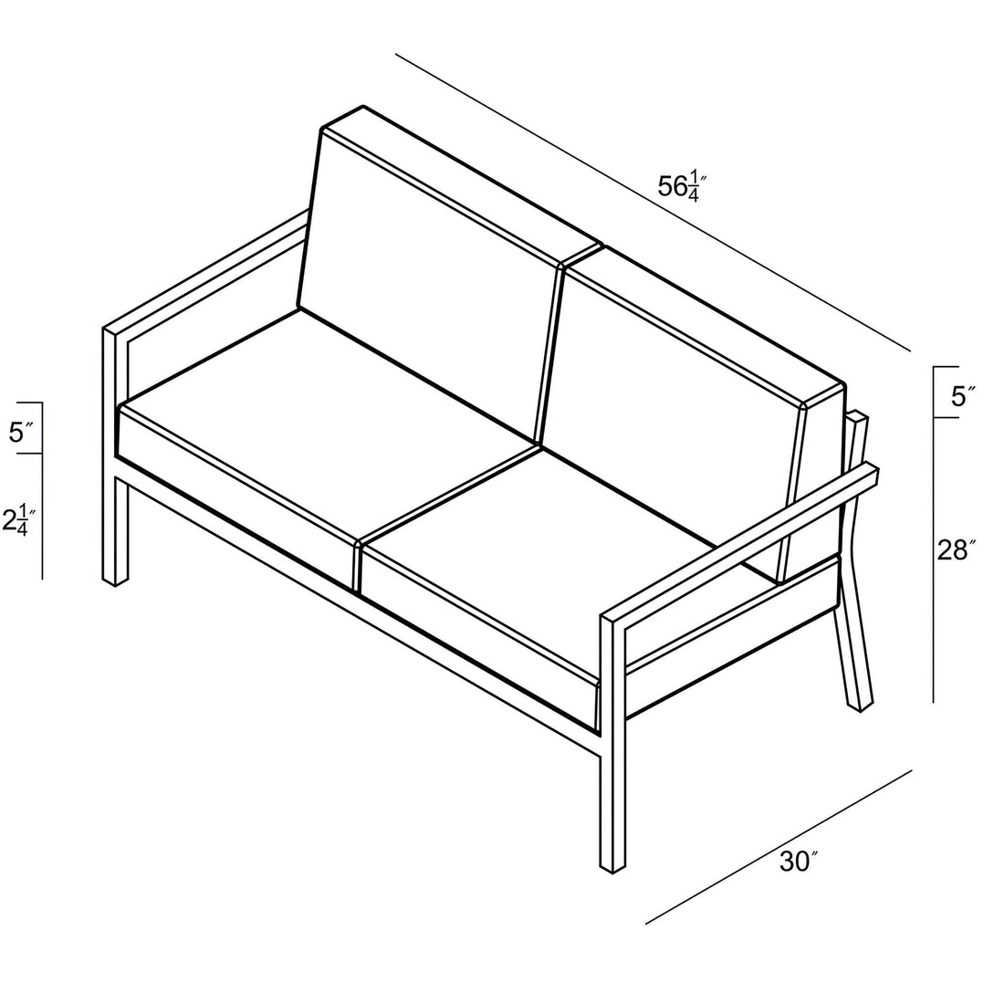 Pacifica Loveseat