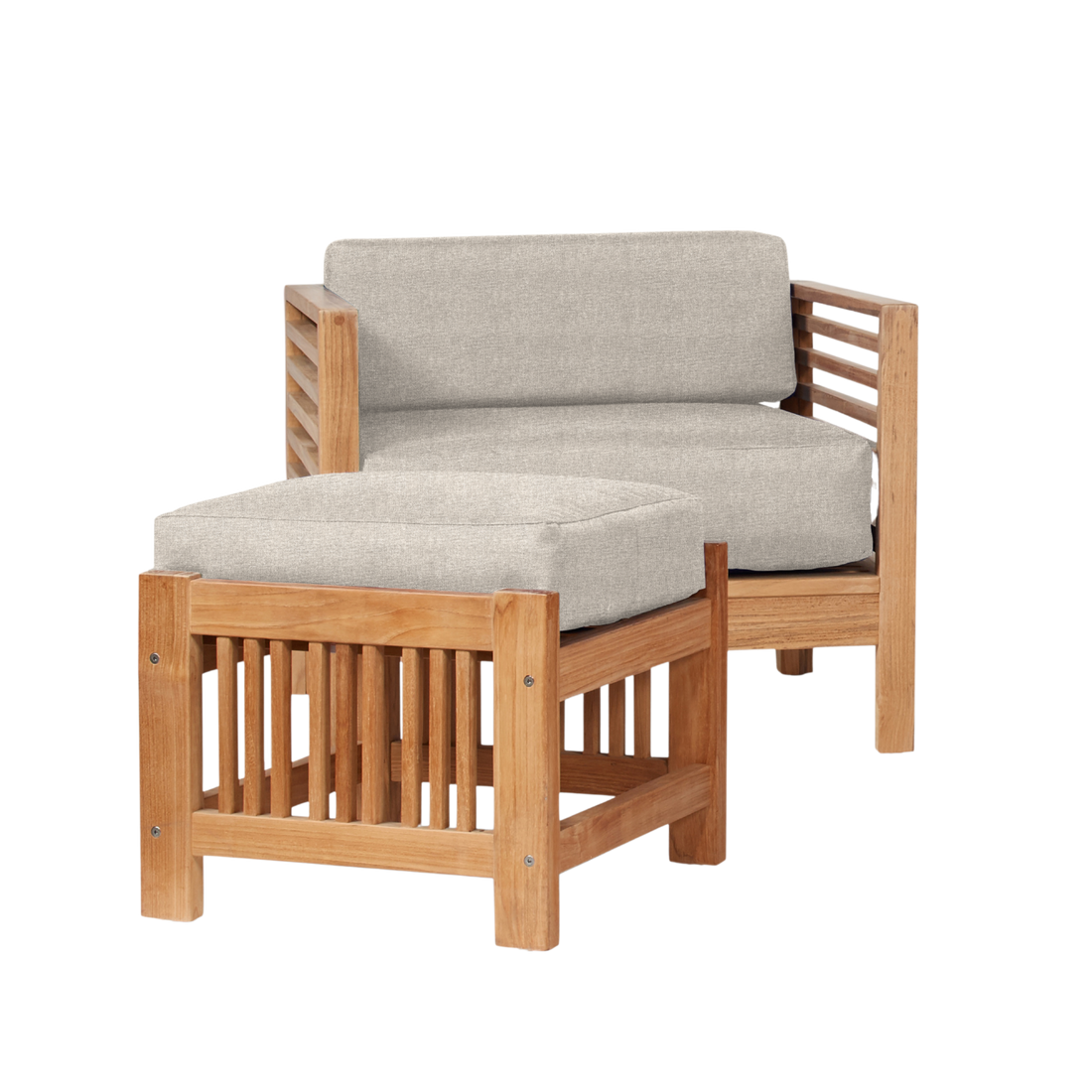 Summer Club Chair Silver
