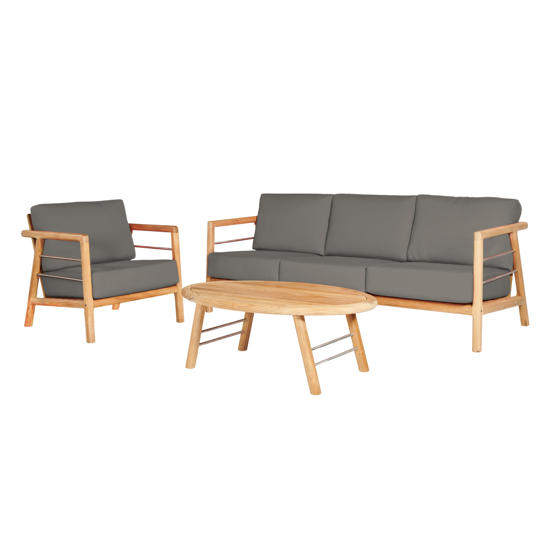Aalto Club Chair - Charcoal Cushion