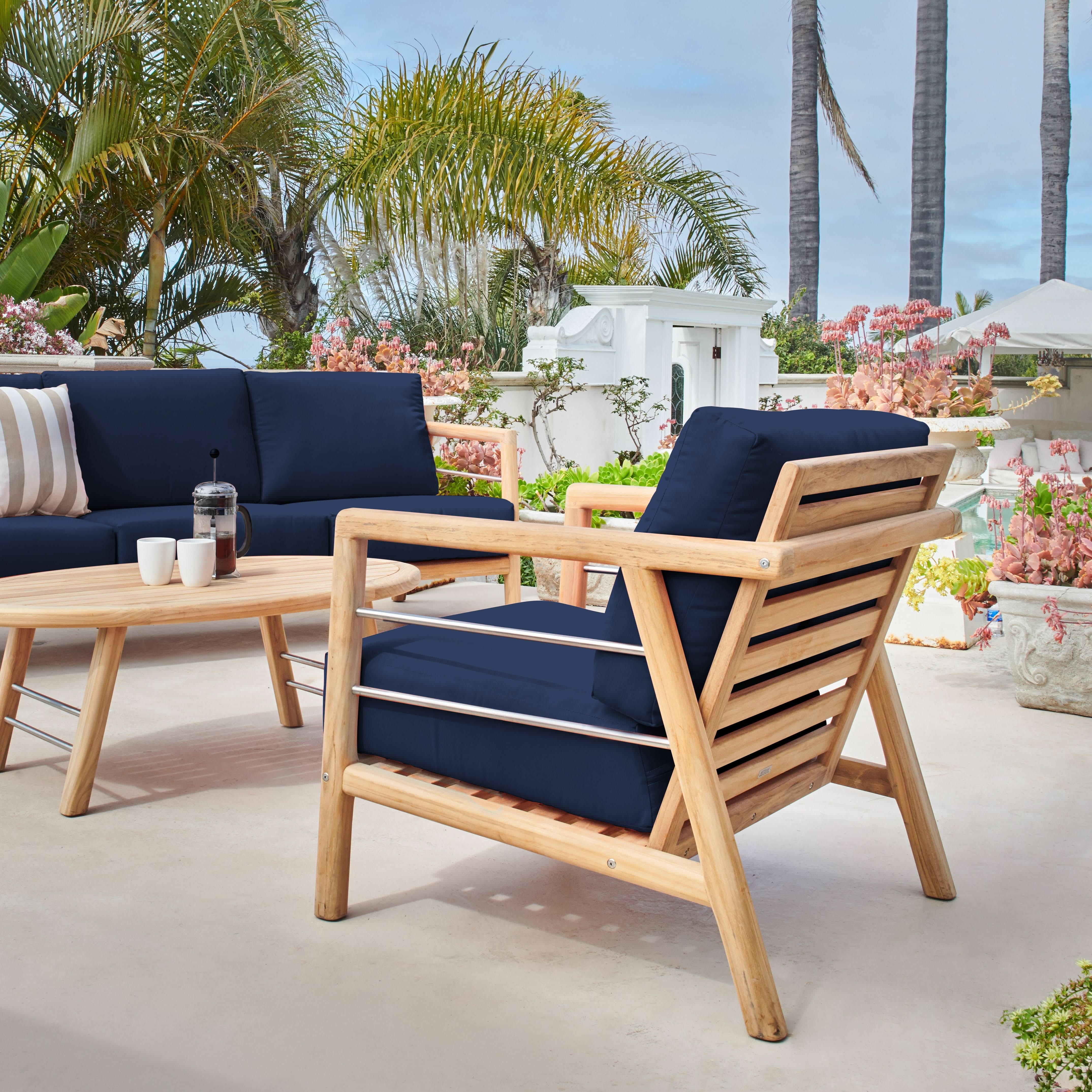 Aalto Club Chair - Navy Cushion