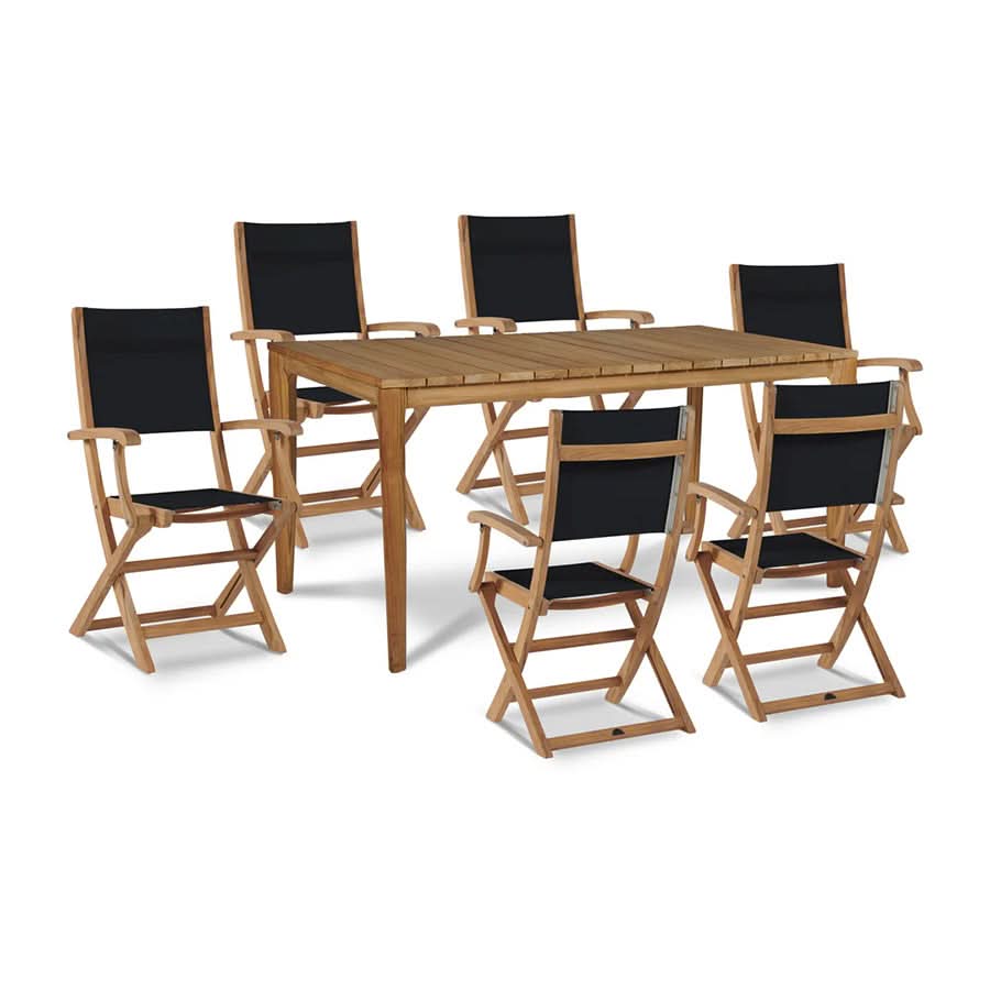 Rectangle Desciontable HiTeak Del Ray Rectangular Table – Haiku Designs