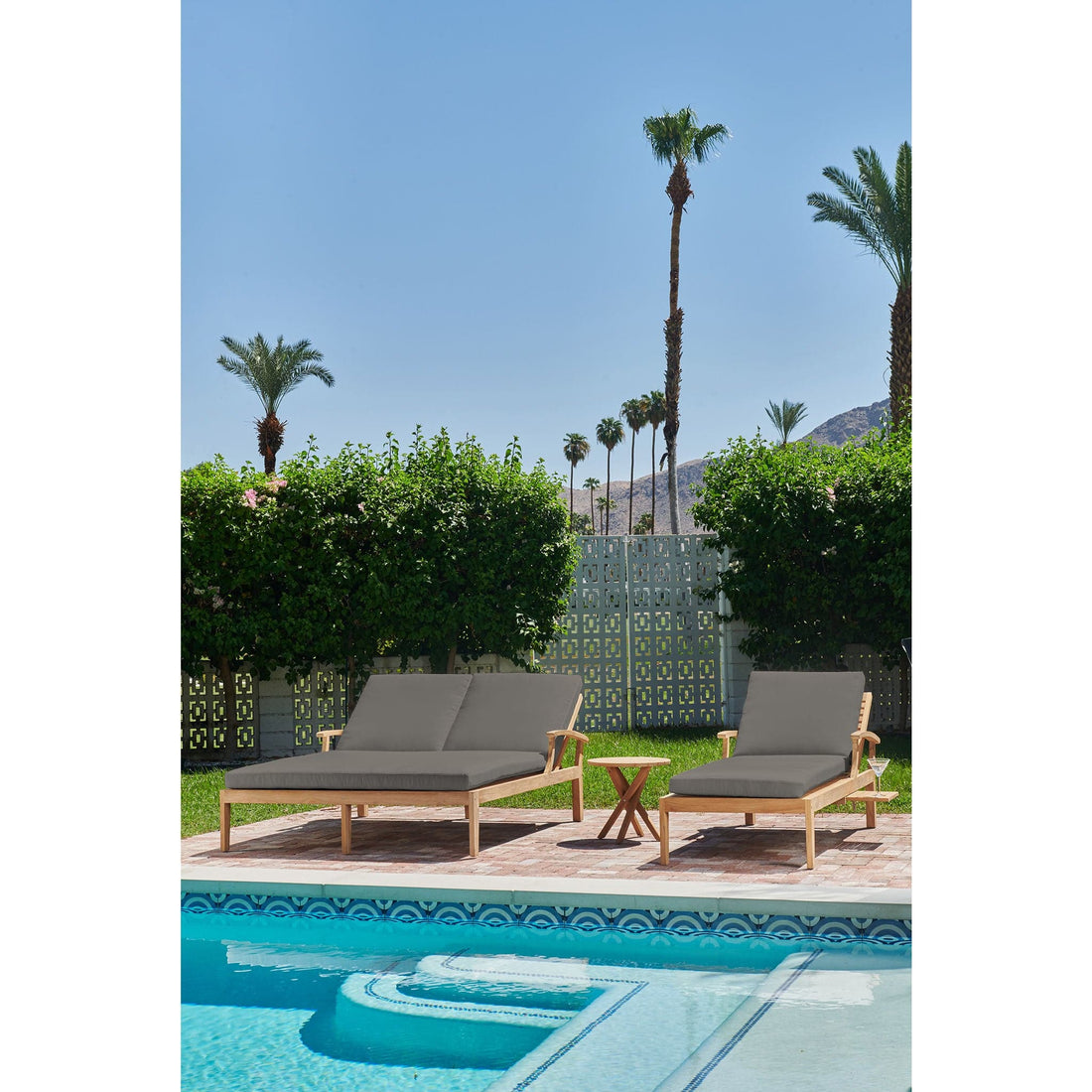 Delano Double Sunlounger With Cushion