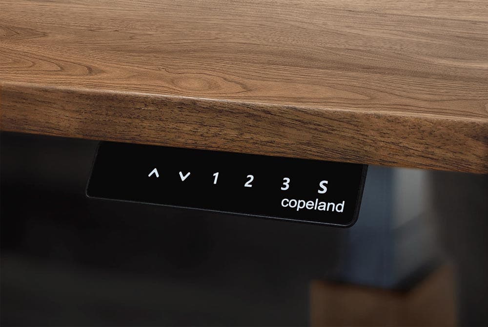 Copeland Invigo Sit-Stand Desk Deluxe Oak