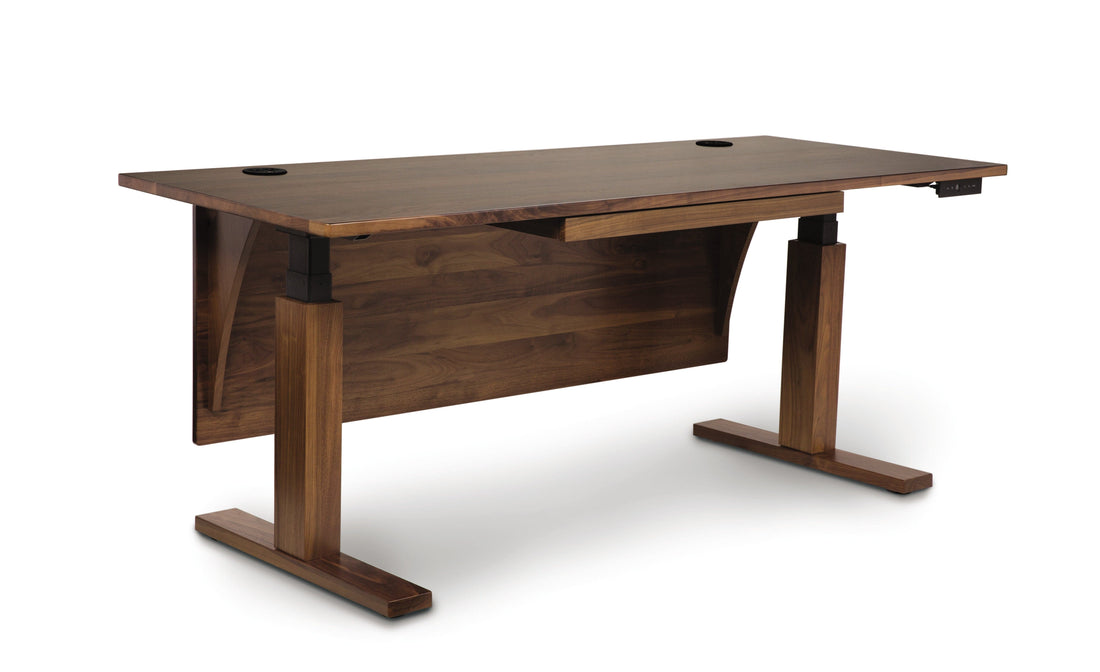 Copeland Invigo Sit-Stand Desk Deluxe Cherry