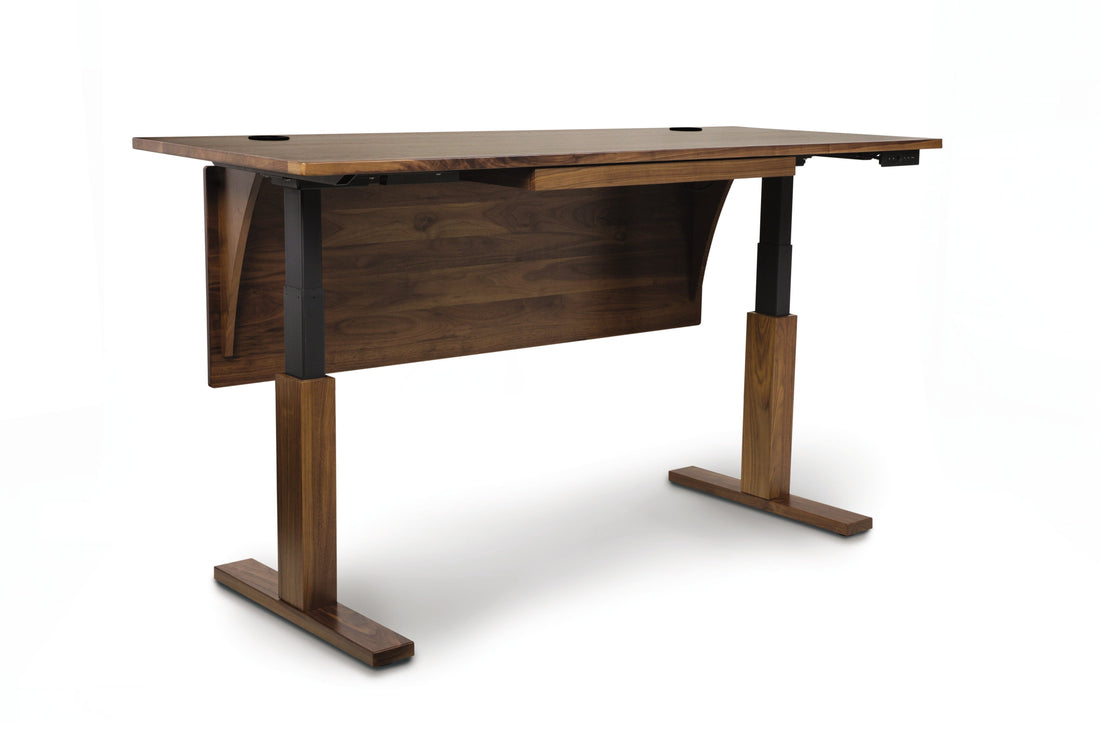 Copeland Invigo Sit-Stand Desk Deluxe Cherry