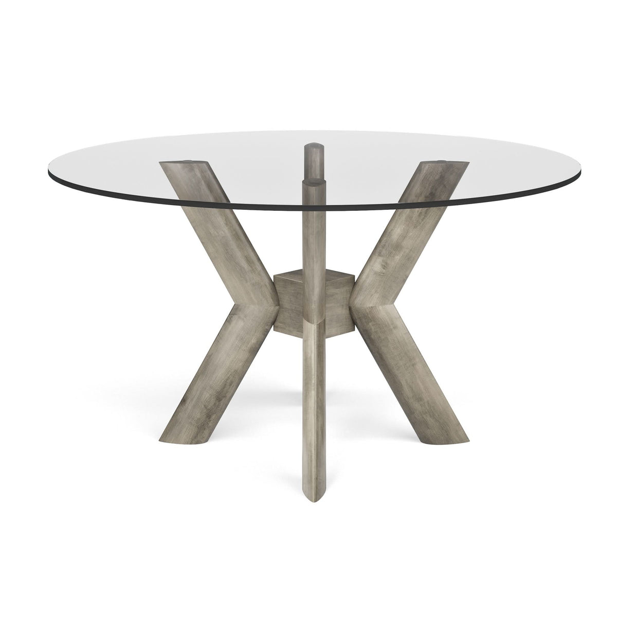 K-Base Glass Round Dining Table – Haiku Designs