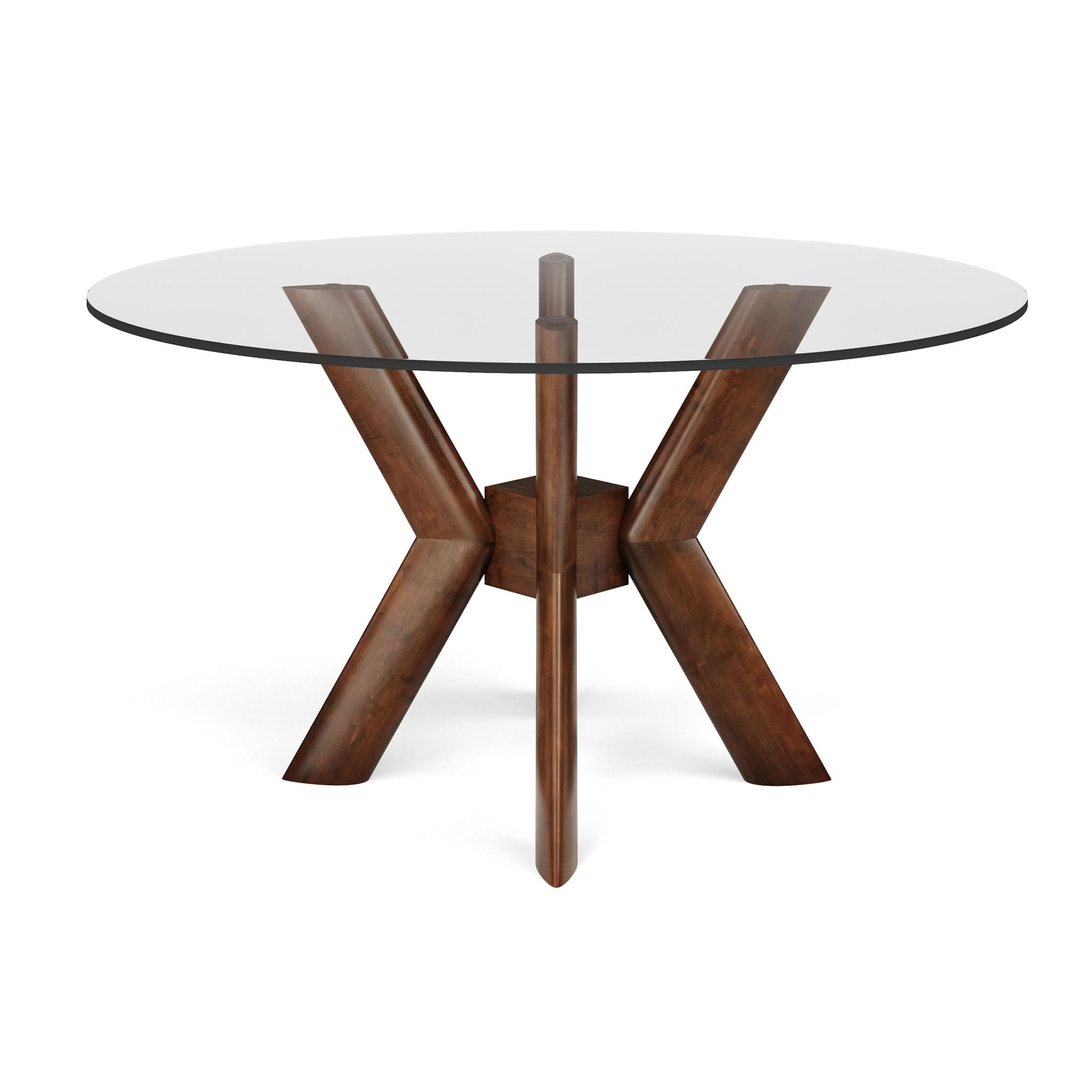 K-Base Glass Round Dining Table