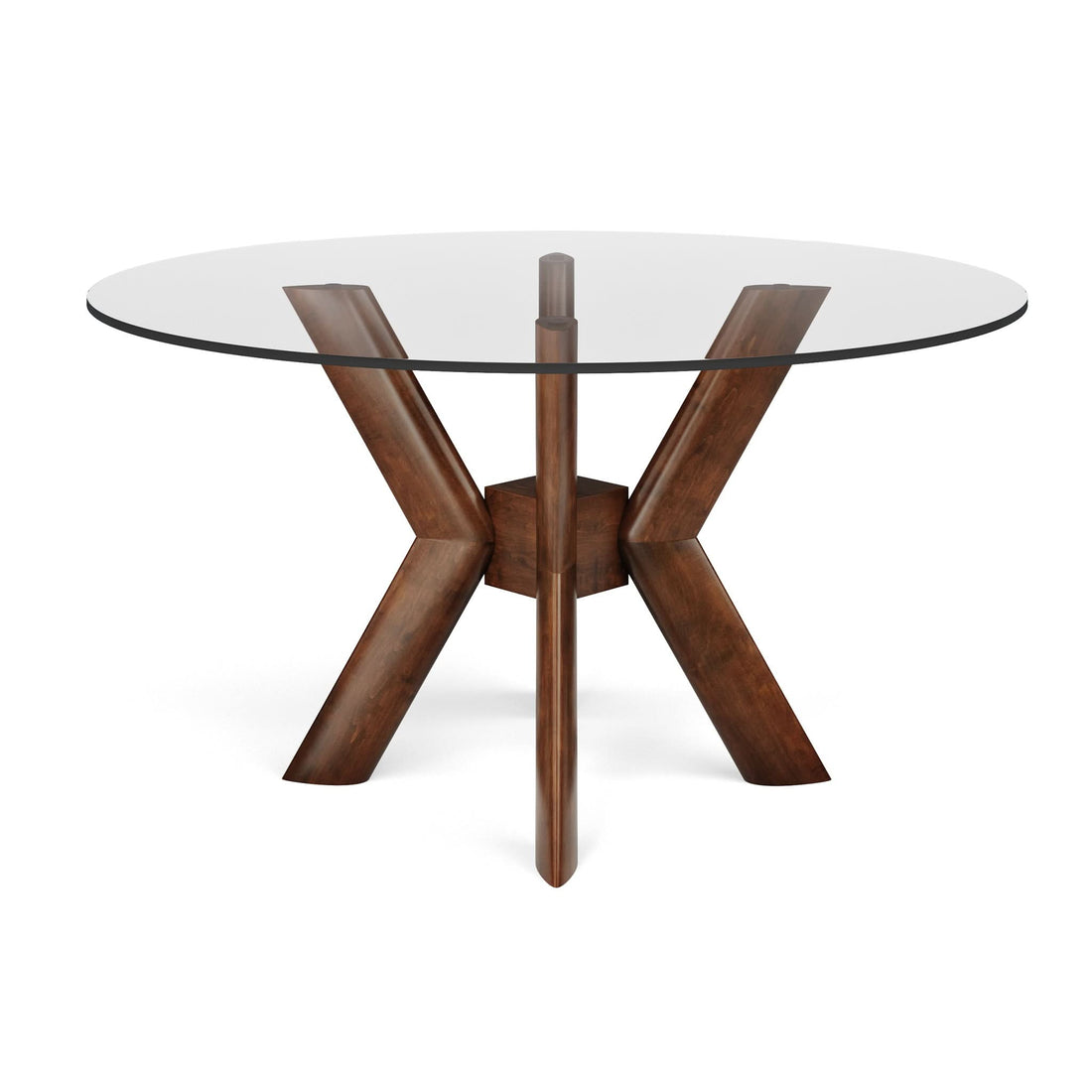 K-Base Glass Round Dining Table