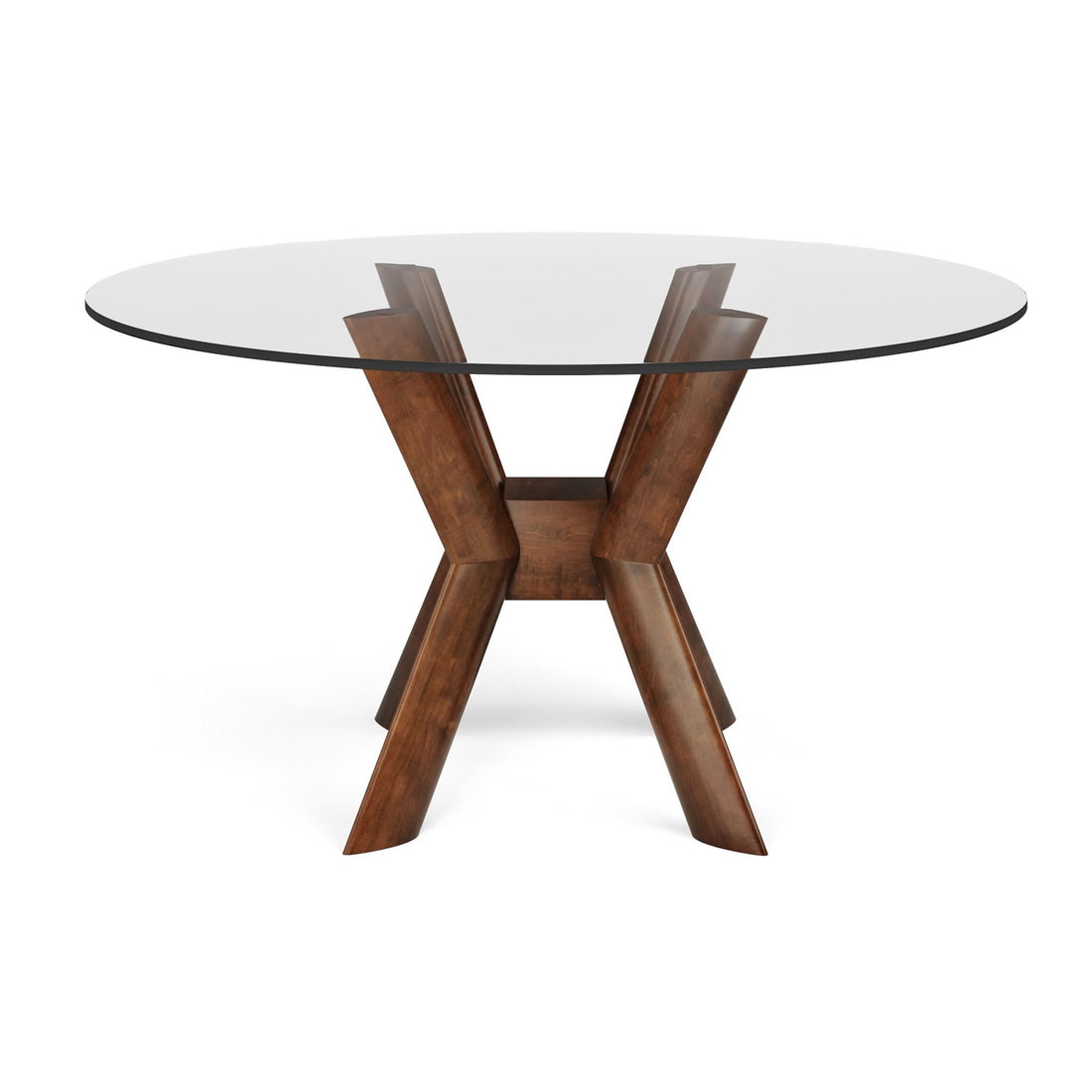 K-Base Glass Round Dining Table