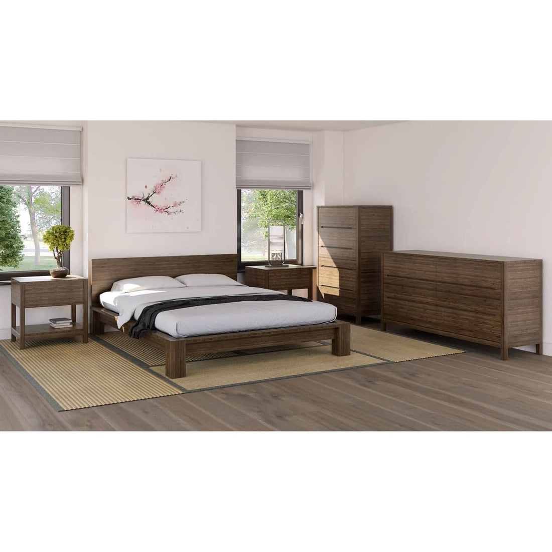 Kimara Tatami Platform Bed with Mats