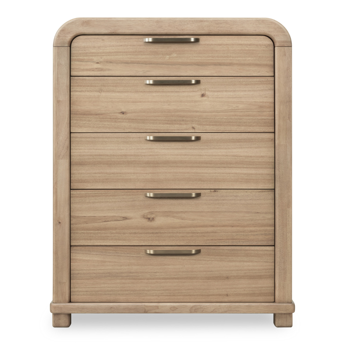 Kione Five Drawer Acacia Wood Chest