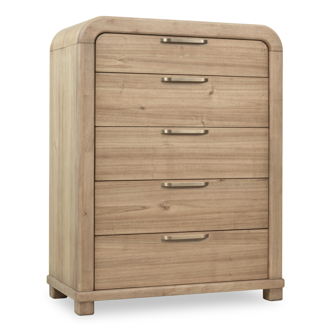 Kione Five Drawer Acacia Wood Chest