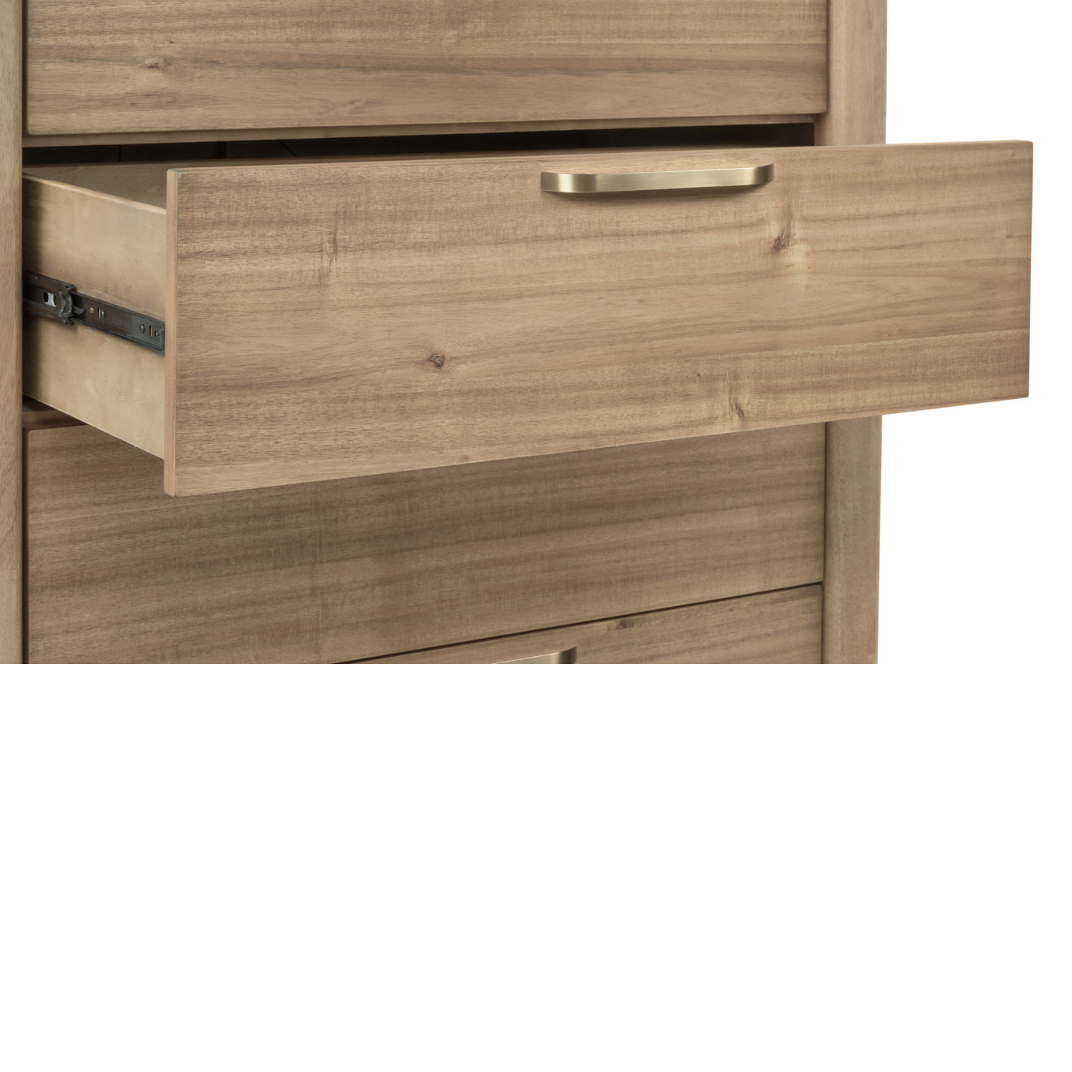 Kione Five Drawer Acacia Wood Chest