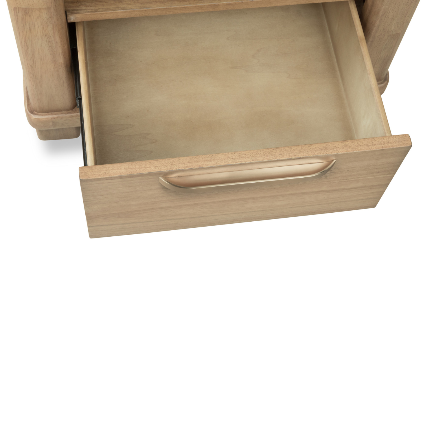 Kione One Drawer Acacia Wood Nightstand