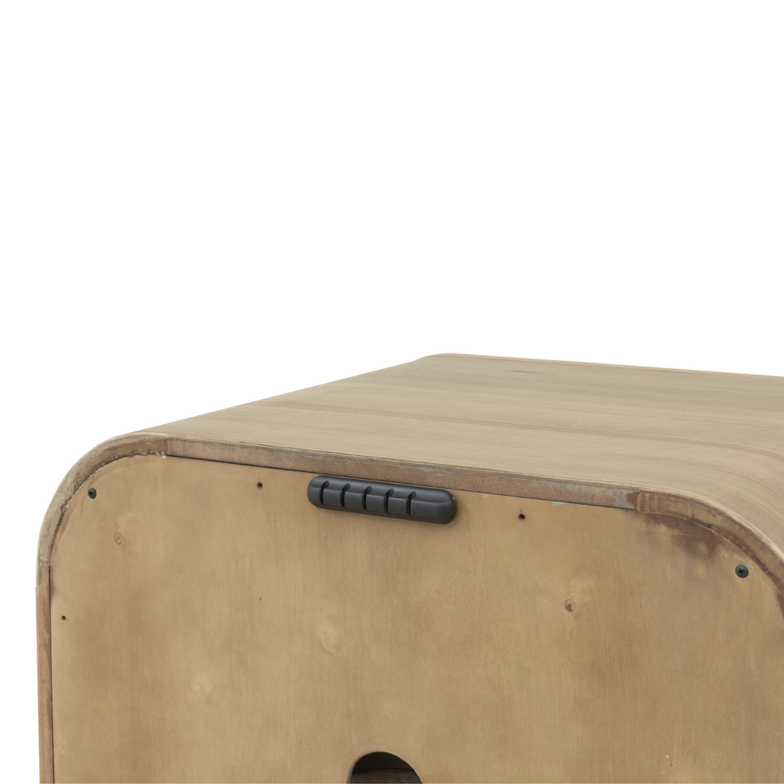 Kione One Drawer Acacia Wood Nightstand