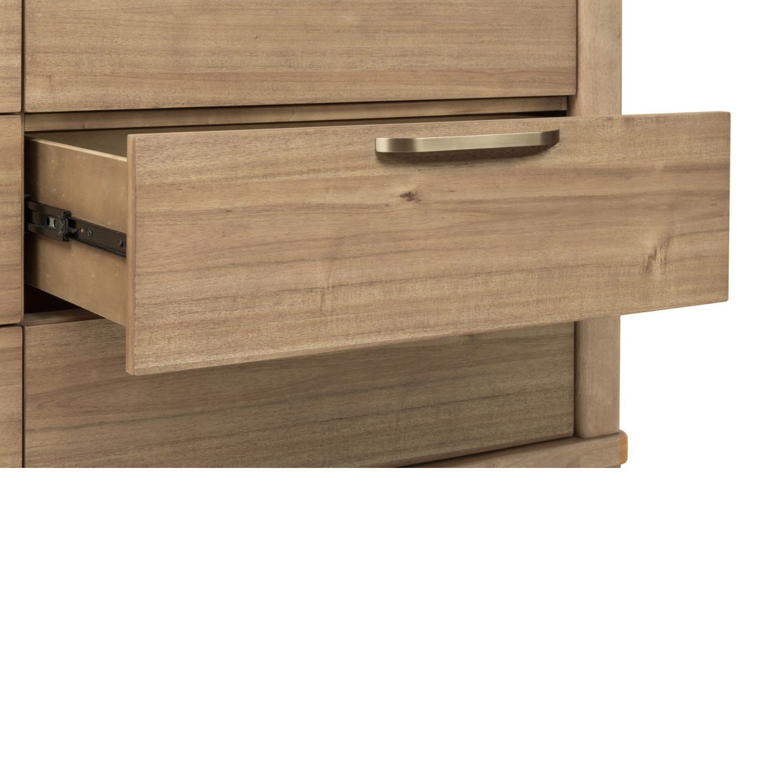 Kione Six Drawer Acacia Wood Dresser