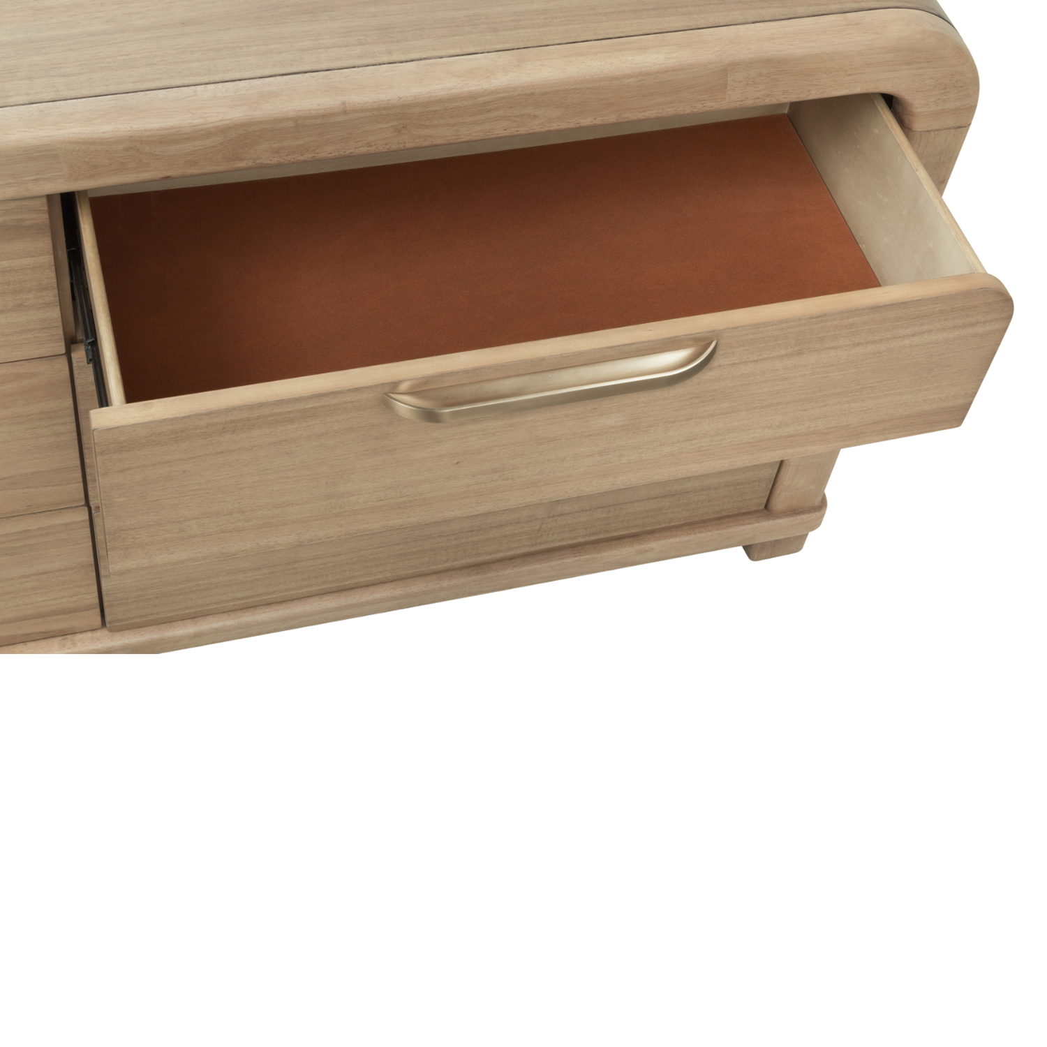 Kione Six Drawer Acacia Wood Dresser